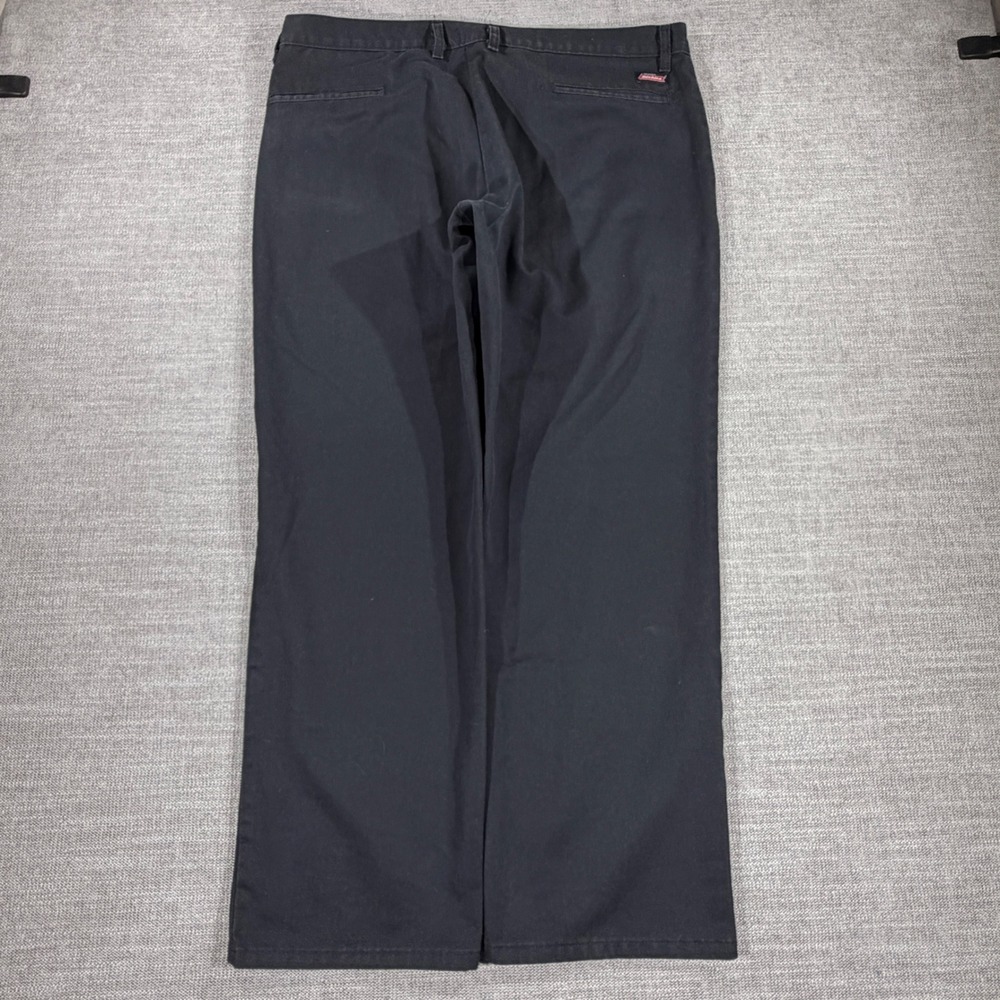 Genuine Dickies Work Pants Mens 38x29 Black Good Straight Leg Twill Utility